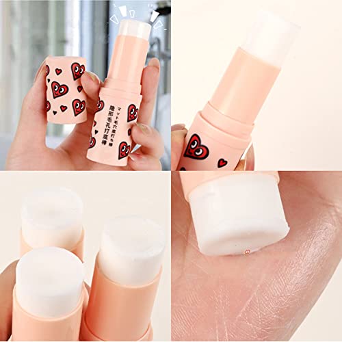 Magical Pore Eraser Waterproof Face Primer Stick,Primer Face Makeup,Invisible Pore Primer Stick Moisturizing,Hydrating Primer Face Shimmer Stick,Blur Stick Primer For All Skin Types #TOP6