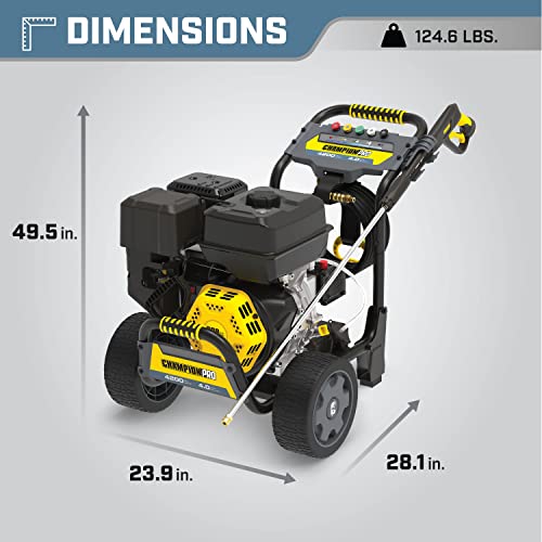 Champion Power Equipment 4200-PSI 4.0-GPM Commercial Duty Low Profile Gas Pressure Washer - Thumbnail 5