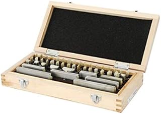 MeterTo Steel Metric Gage Block Set 83pcs/0.5mm-100mm Calibration Measuring Tool Gauge Block Grade 2