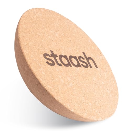 STAASH® Balance Board de Madera – Kit Completo o Starter – Tabla de Equilibrio con Rodillo y...