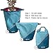 Kurgo Kibble Carrier - Portable Kibble Carrier - Compact Travel Storage - Dog Food Dry Bag - Camping Dog Storage - 5 lb Capacity - Navy