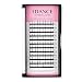 TDANCE Spikes Lash Extensions Matte Black Premade Lash Spikes Eyelash Extensions(Spikes-0.07-D,14-19 mm)