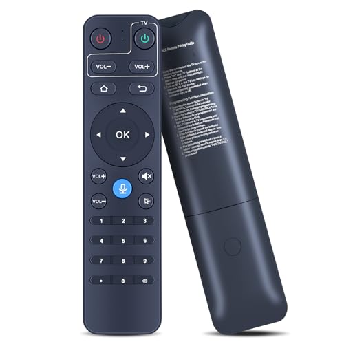 PZL Voice Replacement Remote Control for StreamX X1 Pro Android Smart TV Box, for S5 MAX Android Smart TV Box 6k