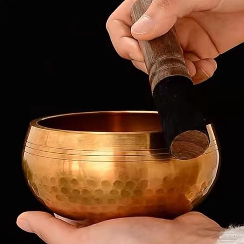 Bol chantant tibétain avec maillet pour relaxation et chakra balancing - 3