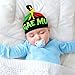 Meaudiwes Fashion Kids Baby Hat Soft Newborn Hats for Girls and Boys Caps 0 to 6 Months Rasta Flag Weed Leaves Reggae Music