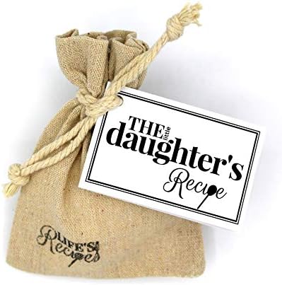 The Little Daughter's Recipe - Unique, Sentimental, Thoughtful Keepsake Gift for a Daughter from Mum and Dad to say How Important and Loved she is!
