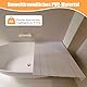 Badewannenabdeckung 180x80, Abdeckung Badewanne 80 cm Breit, Badewanne Abdeckung, Anti-Staub Faltbare PVC Platte Faltbarer Badewannenabdeckung für Badezimmer SPA (180 x 80 x 0.65cm)