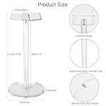 Acrylic Desktop Headphone Holder, Countertop Accessories Stand,Universal for All Music Gaming Headsets 1 Pack(DP015) - Image 2