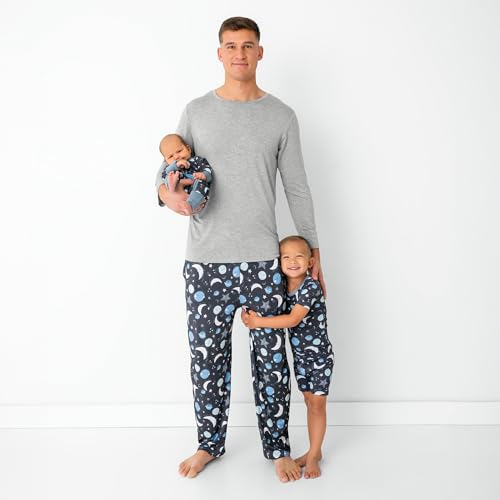 Image of Little Sleepies Mens Pajama Pants, Soft Viscose from Bamboo PJ Bottoms for Family Matching Set, Mens Sleepwear PJs w /Pockets