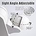 Freelicht 2 Pack Emergency Exit Sign With Lights, Two LED Adjustable Head Light for Business
