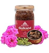Anaghaya Rose Petal Jam - Gulkand, 7 oz | Natural Ayurvedic Gulkand | Pure Rose Petal Preserve | ...
