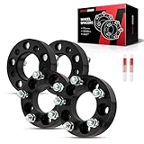 Torchbeam 5x114.3mm to 5x100mm Lug Wheel Adapters 1 inch with M12x1.5 Thread Pitch,73.1mm Hub Bore,4pcs Adapters for Town & Country,Grand Caravan, Caravan,300M, Voyager,Changes Bolt Pattern
