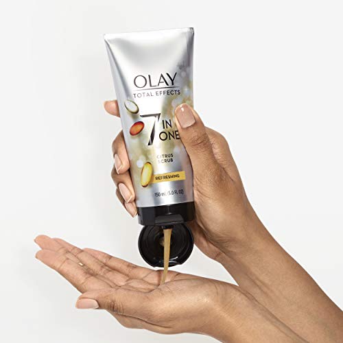 Facial Cleanser By Olay Total Effects Refreshing Citrus Scrub Face Cleanser, 5 Ounce Packaging May Vary #TOP2