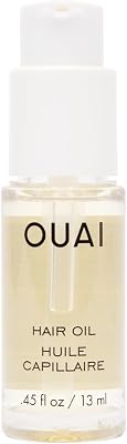 Hair Oil Travel Size - Hair Heat Protectant Oil for Frizz Control - Adds Shine and Smooths Split Ends - Color Safe Formula - Paraben, Phthalate and Sulfate Free (13ml)
