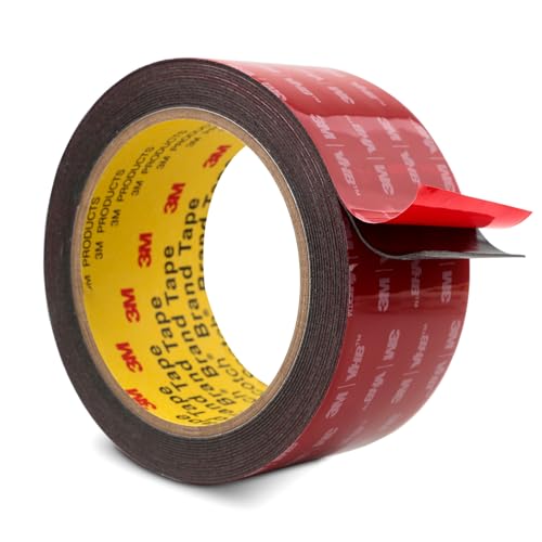 3M Double Sided Tape Heavy Duty 2" x 15.4 Ft, Mounting Tape, 0.025in Thick Black 5925 Foam Tape Strong Adhesive for Car Décor Home Office Logos by Bulina - Used condition - US$19.71