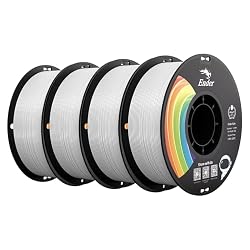 Creality PLA+ 3D Printer Filament,White, 4-Pack, Toal 4KG