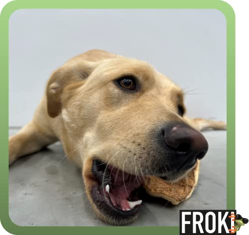 FROKI Premium Rinderkopfhaut für große & kleine Hunde 500g| 100% Rind | 100% Natürlich | Futter-Snack | Hunde-Leckerlis | Kausnack | Zahnpflege | ohne Zusatzstoffe