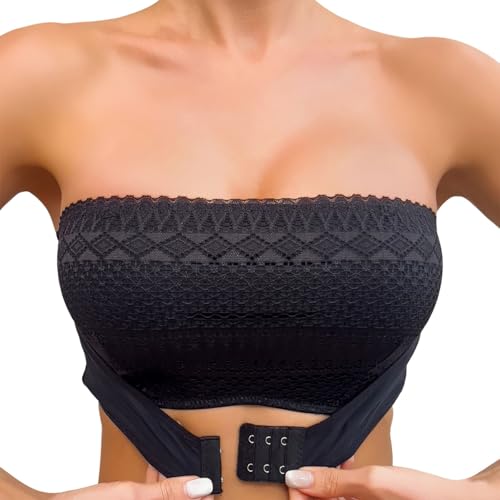 Soutien-gorge rose XL avec bretelles transparentes invisibles