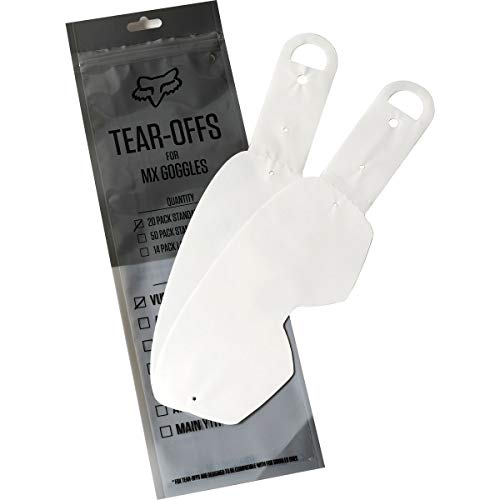 Fox Racing Unisex-Child MX20 Youth AIRSPACE/Main Standard Tear Off - 20PK,Clear,One Size by Fox Racing - Used condition - CA$3.99