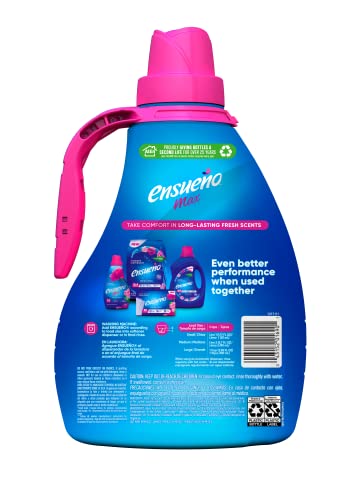 Ensueño - Max Liquid Fabric Softener- With Long-Lasting Freshener And Wrinkle Eliminating Formula, Spring Fresh Scent - (125 Oz) #TOP1