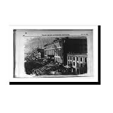 Tremont House, Chicago - presentation of flag to Light Guards, by Duquesne Greys of Pittsburgh Classic Wall Art Print | Vintage Photograph Print | Art Print Gift | 16x20