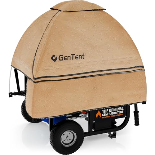 GenTent Universal Open Frame Generator Tent, Tan