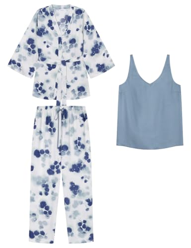 Pyjama femme anti-froid manches longues et pantalon chaud Forest