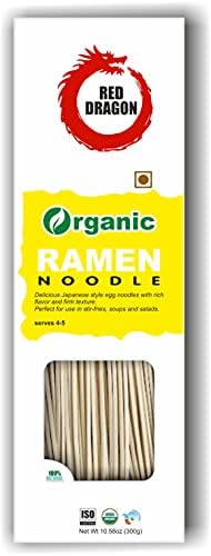 Red Dragon Japanese Ramen Noodles Fresh And Delicious Organic Tasty Cuisine 300g (Pack of 1) |No Preservatives