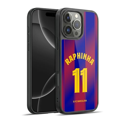 Coque iPhone 16 Pro Max antichoc militaire Raphinha FC Barcelona