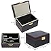 TICONN Faraday Box, Car Key Fob Protector, PU Leather Signal Blocker for Keyless Fob, RFID Signal Blocking Pouch Cage