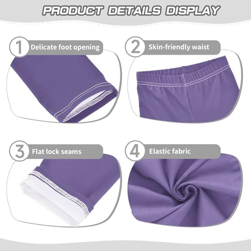 Girl Leggings Violet Dance Pants Tights Trousers Yoga Pants Girls Athletic Pants, 4T3