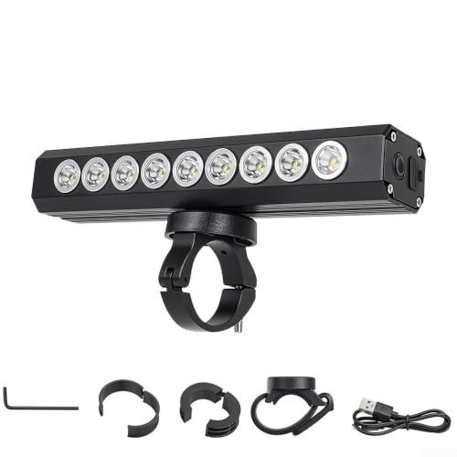 Aluminum Alloy Bicycle Headlight 2500 Lumens 4 Modes