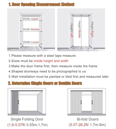 Porte pliante intérieure étanche en PVC rétractable multi-plis moderne - 8
