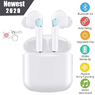 Bluetooth Headphones 5.0, Wireless Bluetooth Earbuds Stereo Earphone Cordless Sport Headsets, Bluetooth in-Ear
