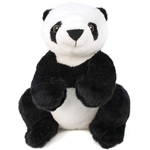 VIAHART Xiaoxiong The Panda - 13 Inch Panda Bear Stuffed Animal - by Tiger Tale Toys
