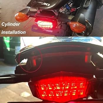 Amazon.com: crazy sport License Brake Tail Lights Holder Fits For
