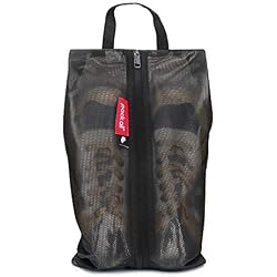 pack all Shoe Bag for Travel, Water-Resistant Shoe Pouch for Gym, Odor-Resistant Soccer Cleats Bag for Sport (Dual Pocket Version)