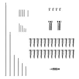 VIDOO 49Pcs Saxofón Reparación Accesorios Tenor Saxofón Reparación...