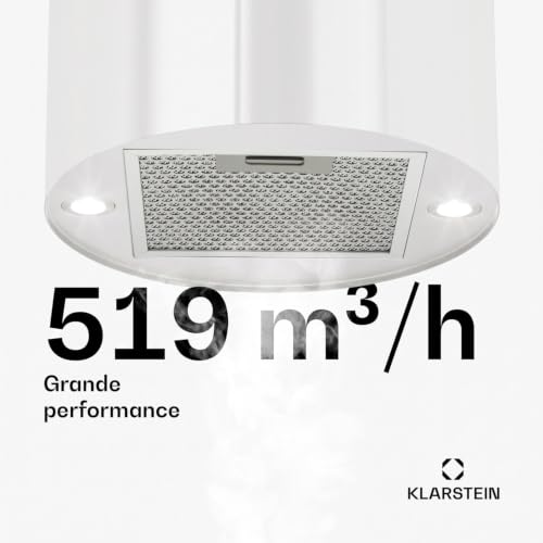 Hotte îlot Klarstein Beretta - vue 4
