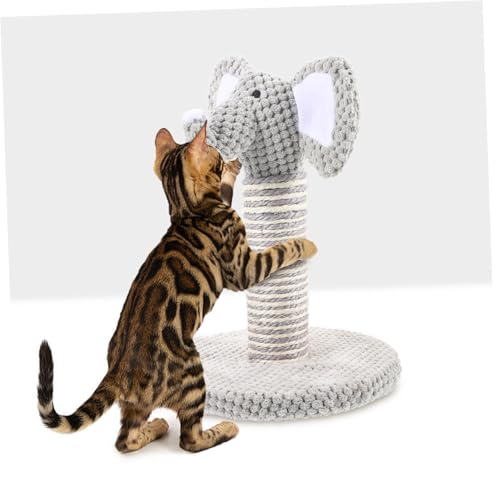 Set de 2 Rascadores para Gatos con Sisal Natural Diseño Elefante y Cebra miniatura 5