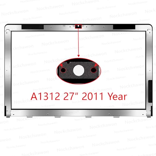 Image of New A1312 LCD Display Front Glass Panel Cover 922-9147 922-9469 Replacement for iMac 27 Inch A1312 LCD Front Glass (2011 Year)