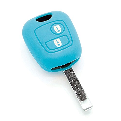 Funda de llave de silicona para Peugeot 107 206 207 306 307 Partner Expert