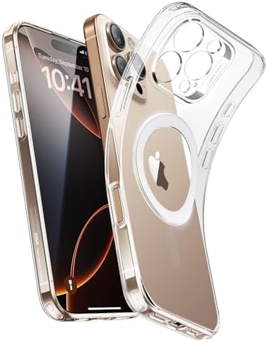 ESR für iPhone 16 Pro Max Hülle für MagSafe, Transparent, Klar | MagSafe-kompatibel, ultradünn, Militärischer Sturzschutz, Kratzfest