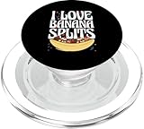 Eisdessert Lustige Banane Ich Liebe Bananensplits PopSockets PopGrip für MagSafe