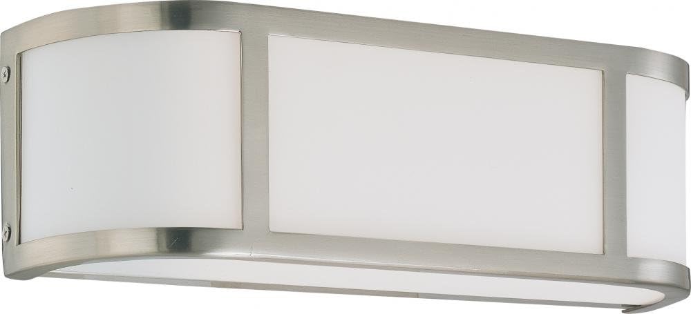 NUVO 60/2871 Two Light Wall Sconce Vanity, Brushed Nickel