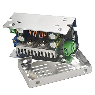 15A Dc-Dc Adjustable Module 200W 8-55V Input 1-35V Output High Power DC Pressure Regulating Board Constant Current Regulator Converter with Aluminum Shell