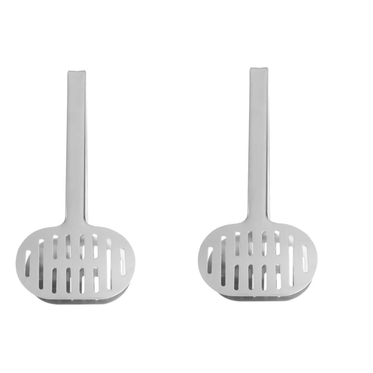 MAGICLULU 2 Piezas aperitivo barbacoa al aire libre pinza espátula pinzas para pasta pinzas de cocina para servir pinza para alimentos de acero inoxidable exterior clip de pan clip de comida