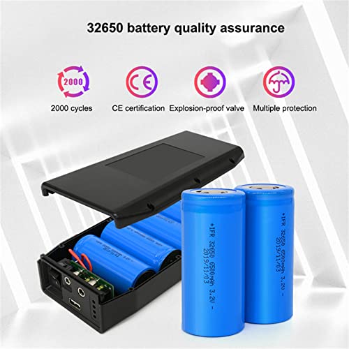 Zjdu 12V 6Ah Lifepo4 Battery, Built-In Bms,2000 + Cycles Lithium Iron Phosphate Battery,Perfect For Camping Power,Rv,Toys,Scooter,And Most Of Outdoor And Indoor Easy Installation #TOP4
