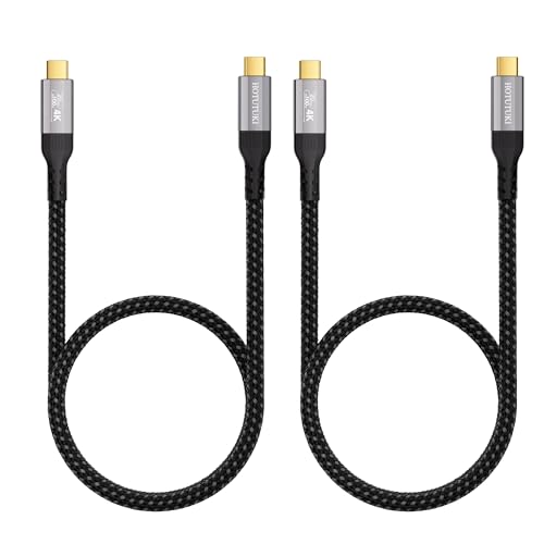 Image of 2-Pack Short 2FT usb-c cables,20Gbps Data Charging Cable,100W USB 3.2 Gen 2 High Speed, 4K Video Monitor Cord, USBC Display Cable for Type-C Devices,usb c cord Compatible with Thunderbolt 4 /3