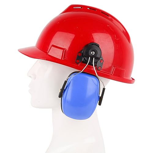 Helmet Ear Muff with Noise Reduction, NRR 27dB, SNR 31dB, Comfortable Wearing, Easy to Install for Working Woodworking (Blue) by Hilitand - Image 5